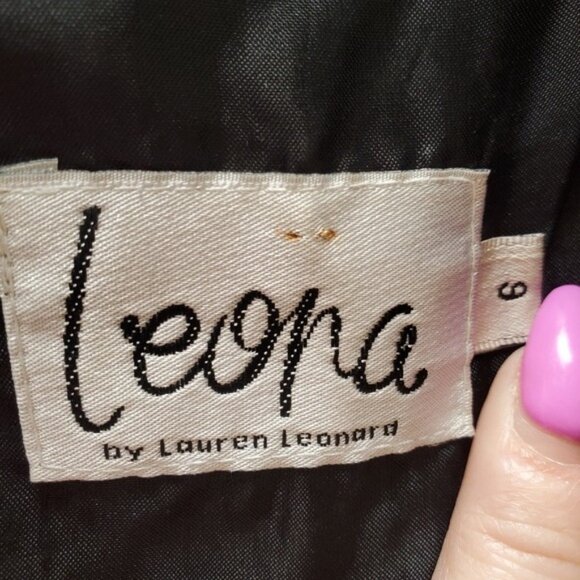 100% Silk Dress Leona by Lauren Leonard Size 6 - Y2K - Picture 6 of 10